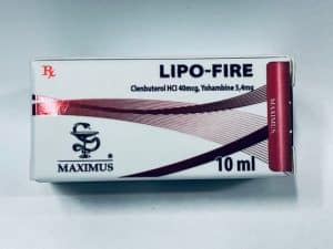 Lipo-Fire Maximus Pharma Clenbuterol 40mcg Yohambine 5.4mg sklep sterydy mocnesuple