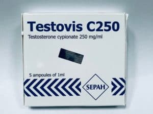 Testovis C250 Sepah Testosterone cypionate 250mg 5ampulek Sterydy Sklep Mocnesuple.pl